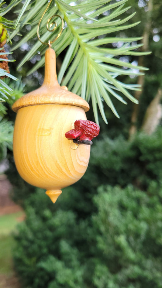 Bird House Ornament