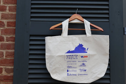 VA250 Canvas Tote — Commemorative & Everyday Carryall