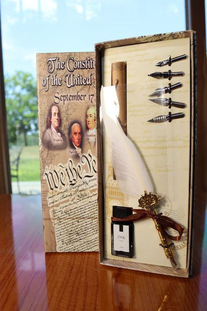 Constitution Calligraphy Set w/ NIB