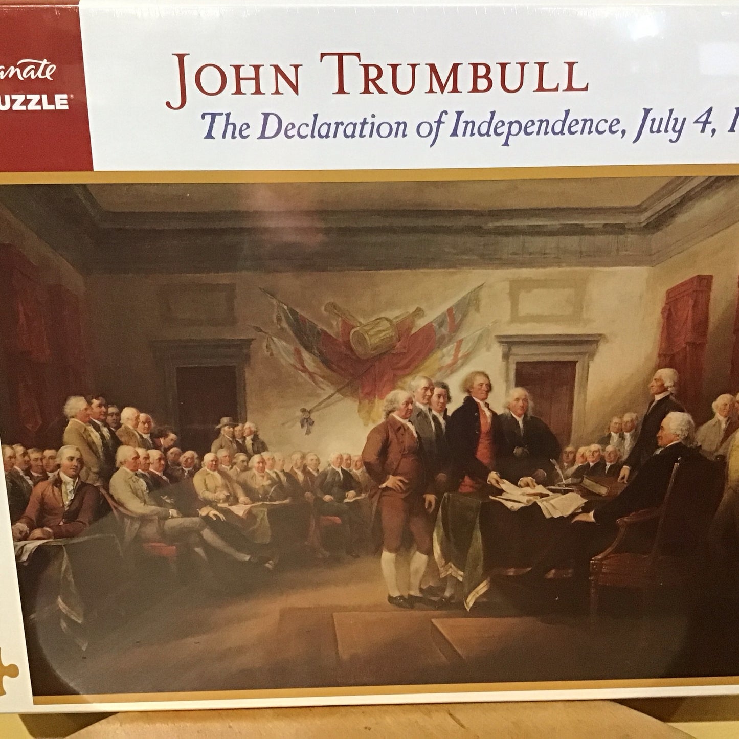 Trumbull Declaration Puzzle — Piece Together History