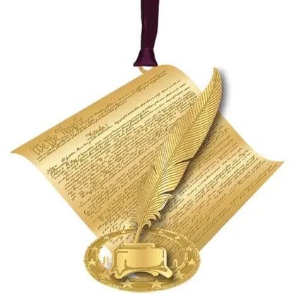 Constitution with Quill Ornament