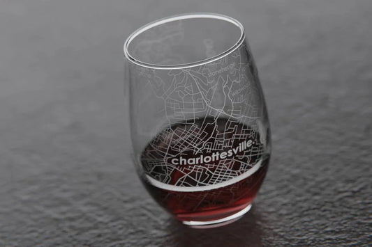 Charlottesville Stemless Wine Glass
