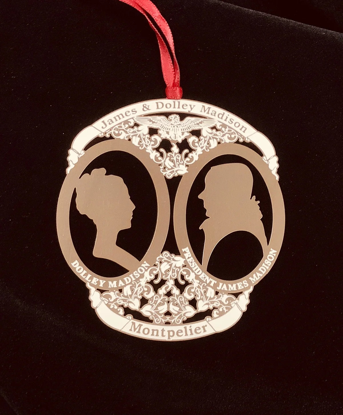 James and Dolley Madison Ornament